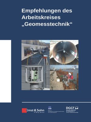 cover image of Empfehlungen des Arbeitskreises Geomesstechnik